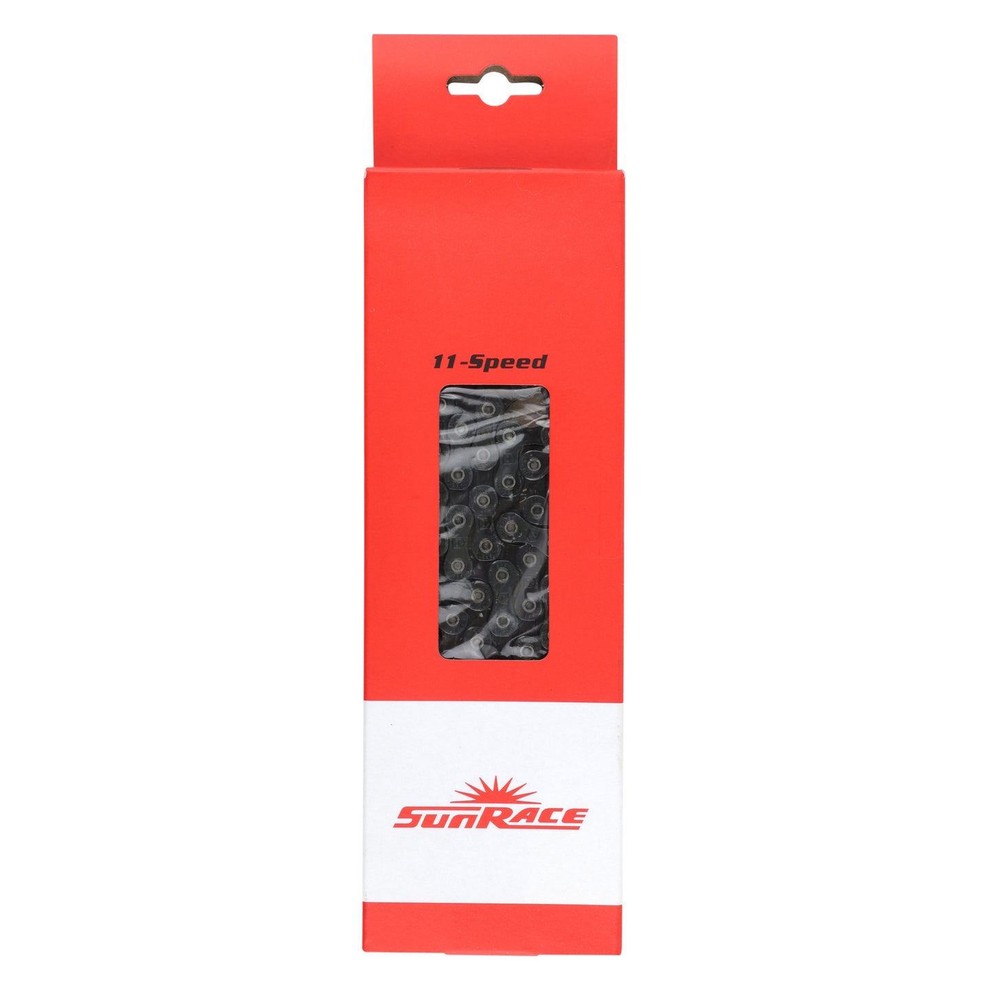 Chaîne vélo 11v. Route-VTT Sunrace cnu11a noir 126 maillons (u-séries compatible cues)