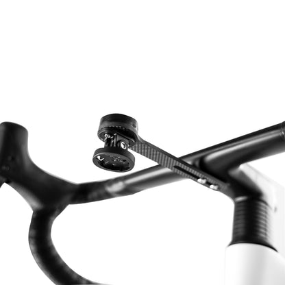 Support for Igpsport M82s bike computer and front light, integrated road handlebar-stem mount for bike computer