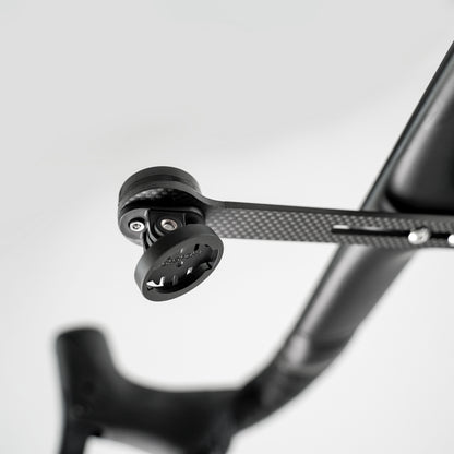 Support for Igpsport M82s bike computer and front light, integrated road handlebar-stem mount for bike computer