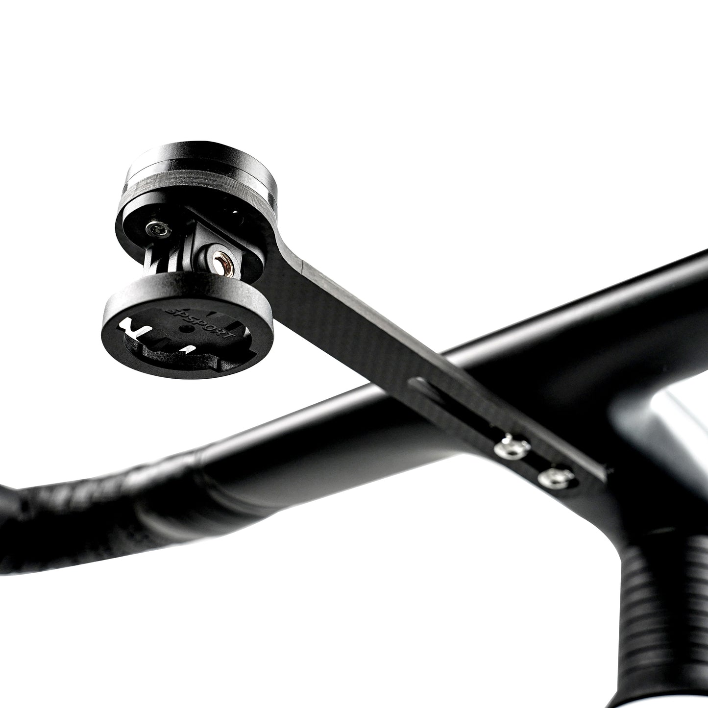 Support for Igpsport M82s bike computer and front light, integrated road handlebar-stem mount for bike computer