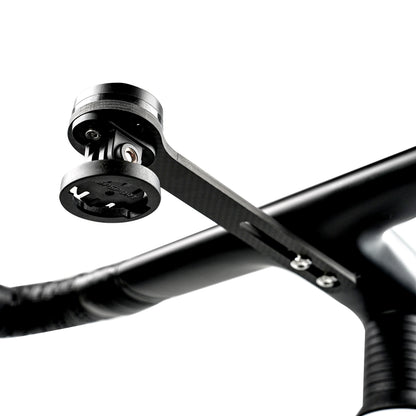 Support for Igpsport M82s bike computer and front light, integrated road handlebar-stem mount for bike computer