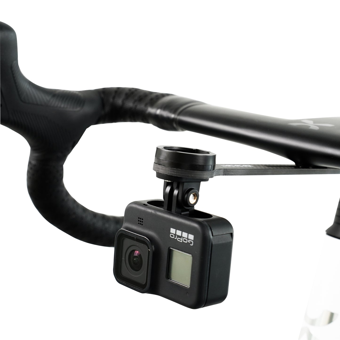 Support for Igpsport M82s bike computer and front light, integrated road handlebar-stem mount for bike computer
