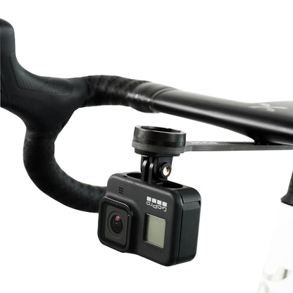 Support for Igpsport M82s bike computer and front light, integrated road handlebar-stem mount for bike computer