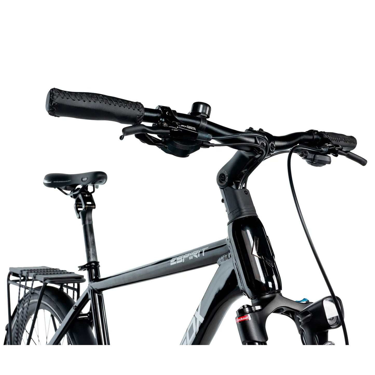 Vélo musculaire VTC 28 Leader Fox Espirit homme noir 9V