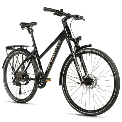 Vélo musculaire VTC 28 Leader Fox Espirit femme noir 9V