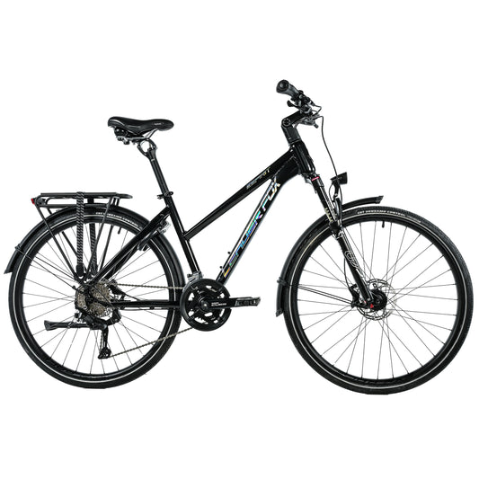 Leader Fox Espirit Women's 9-Speed Black 28" Hybrid Bike
