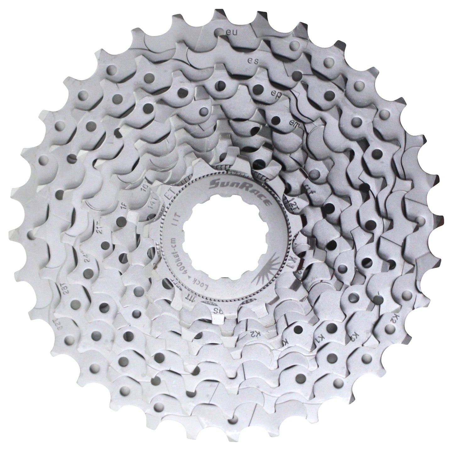 Cassette 9v. Sunrace m96 11-32 VTT pour Shimano nickel (11-12-14-16-18-21-24-28-32)