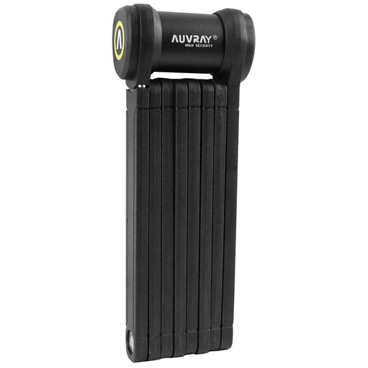 Auvray City Lock 360 Pro Folding Bicycle Lock, 120 cm, Black, with Holder, Security Level 8-10, ART2 Approved