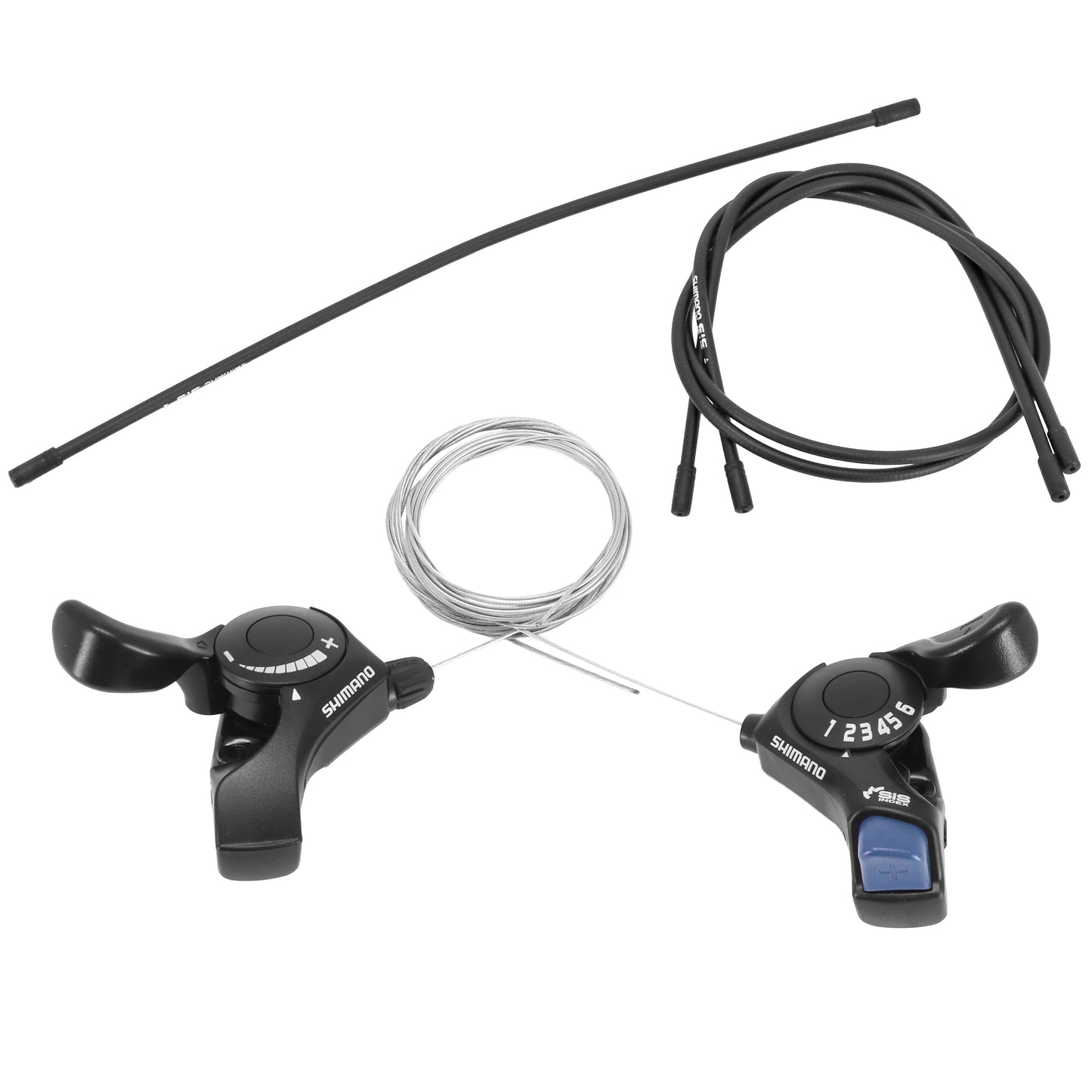 Manette VTT Shimano Tourney TX30 3x6V paire