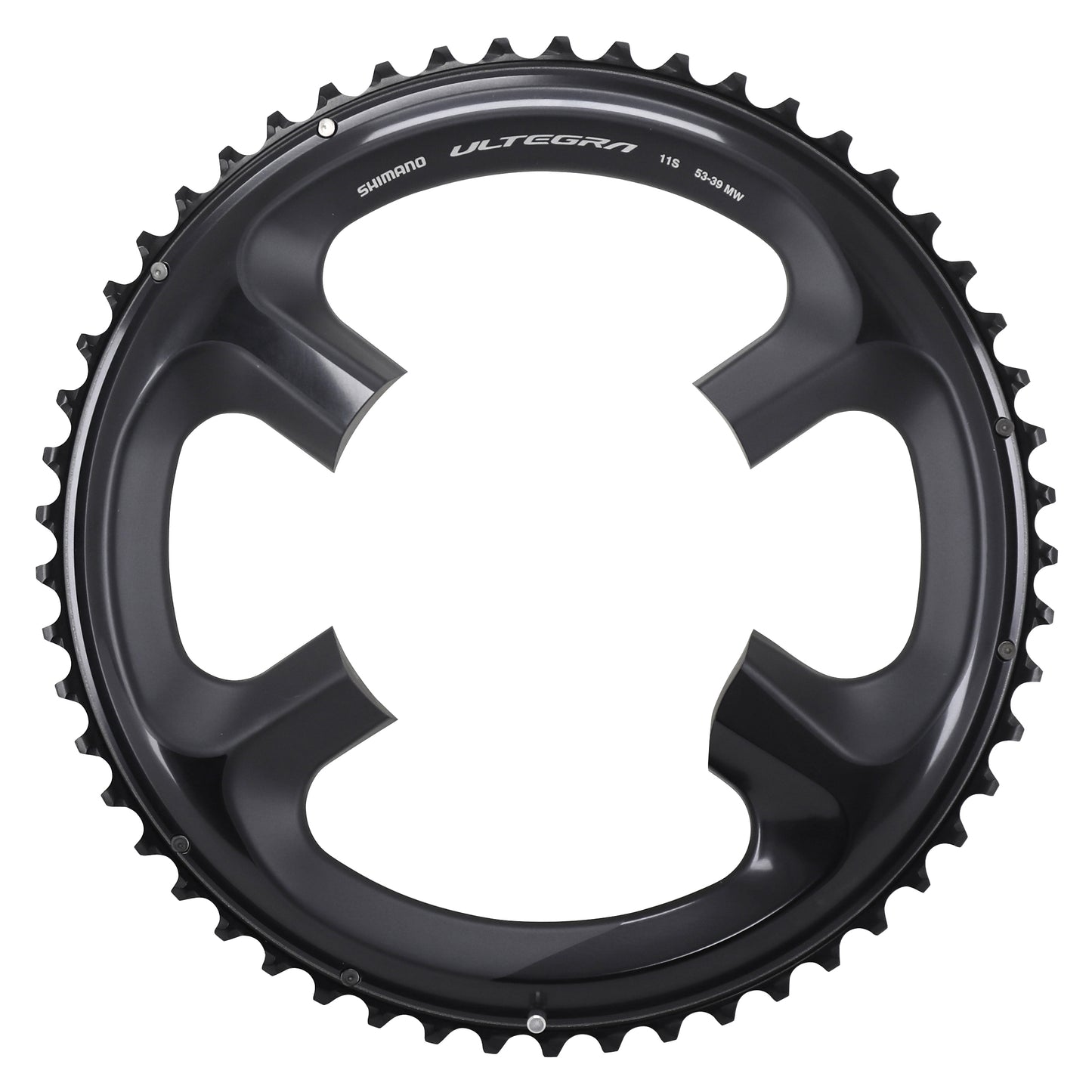 Plateau route 4 bras D110 pour Shimano Ultegra R8000 53D 11V