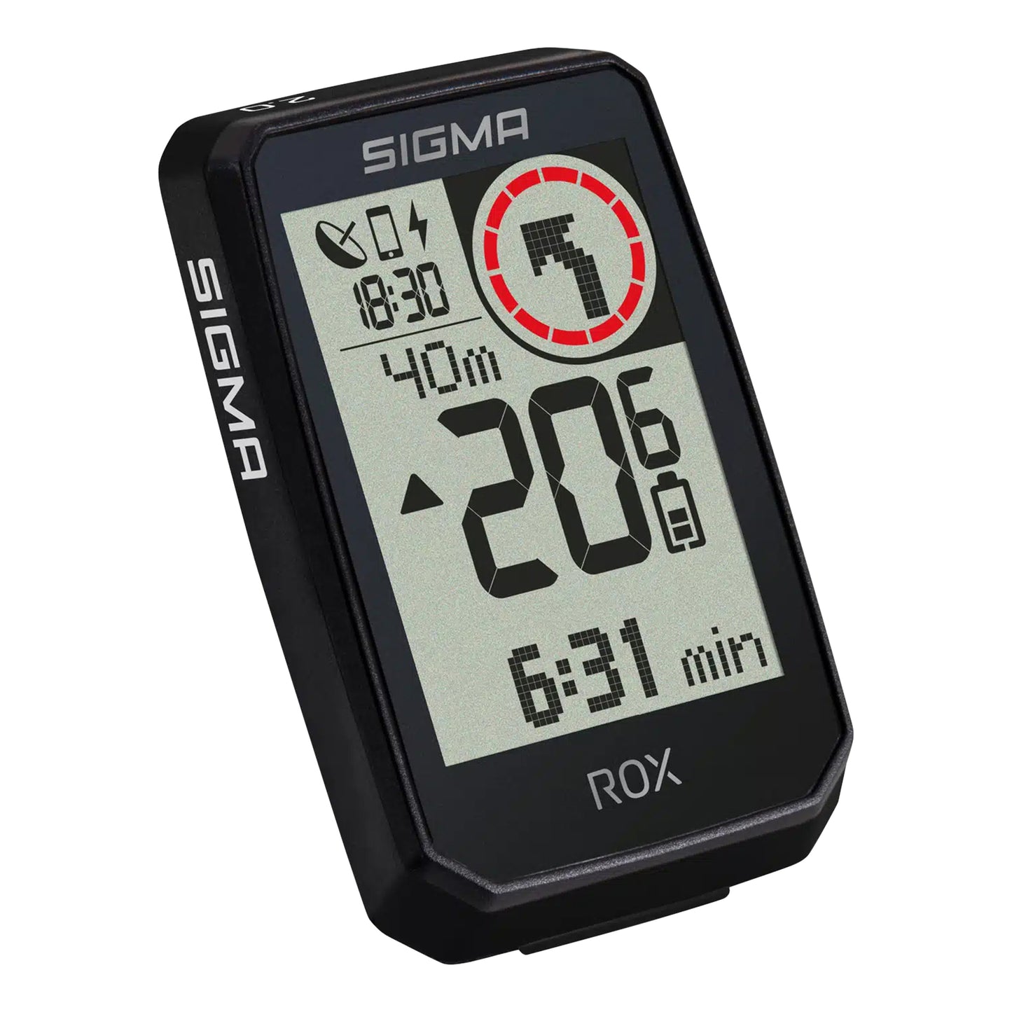 Compteur Sigma rox2.0 endurance Gps noir (autonomie 26 heures)