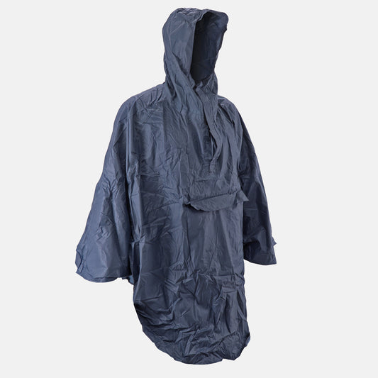 Poncho pluie vélo adulte PCP bleu marine