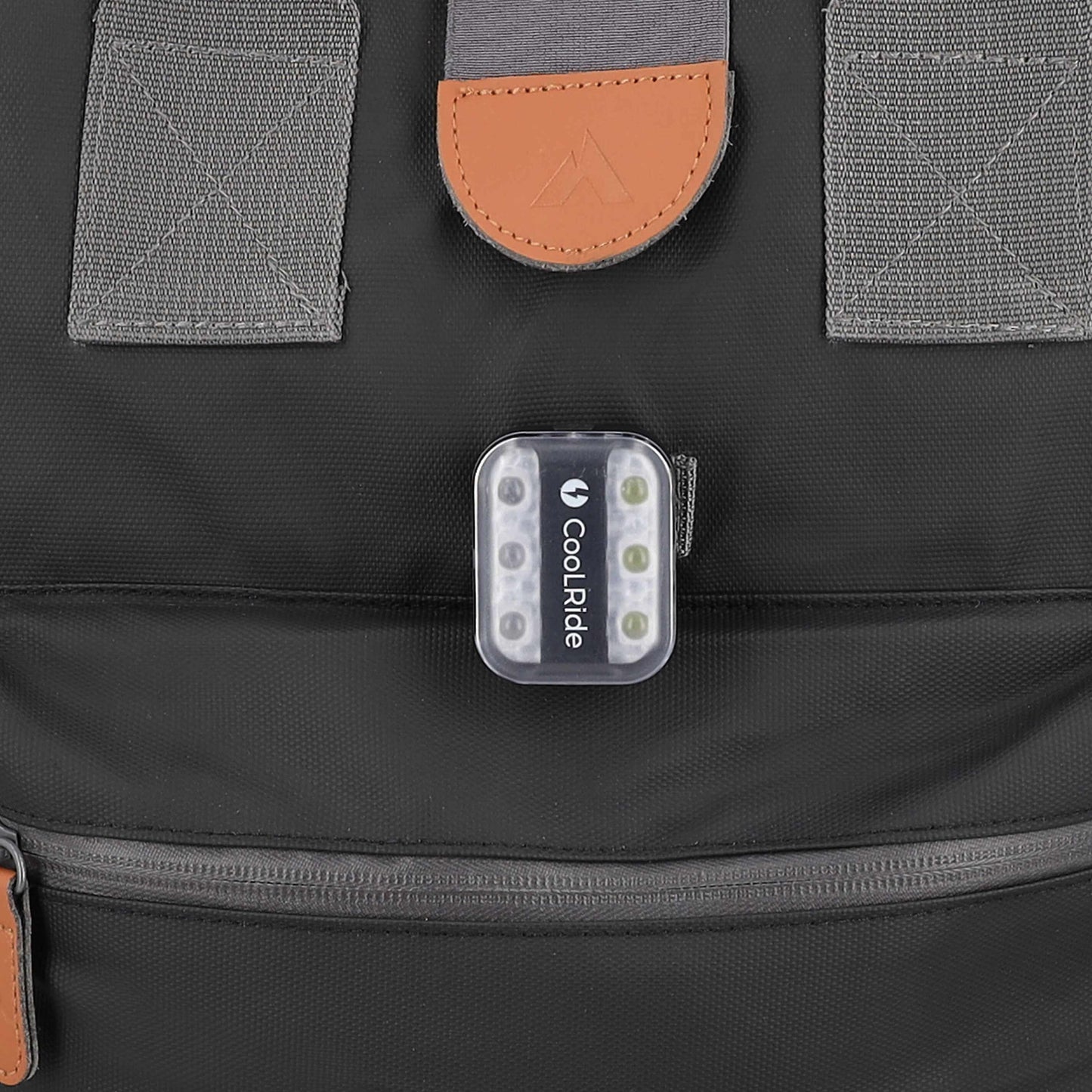 Hapo.g Roll-Top Rear Bicycle Bag, Black, Medium, Convertible Backpack, 53x27x16cm, sold individually / strap attachment to pannier rack