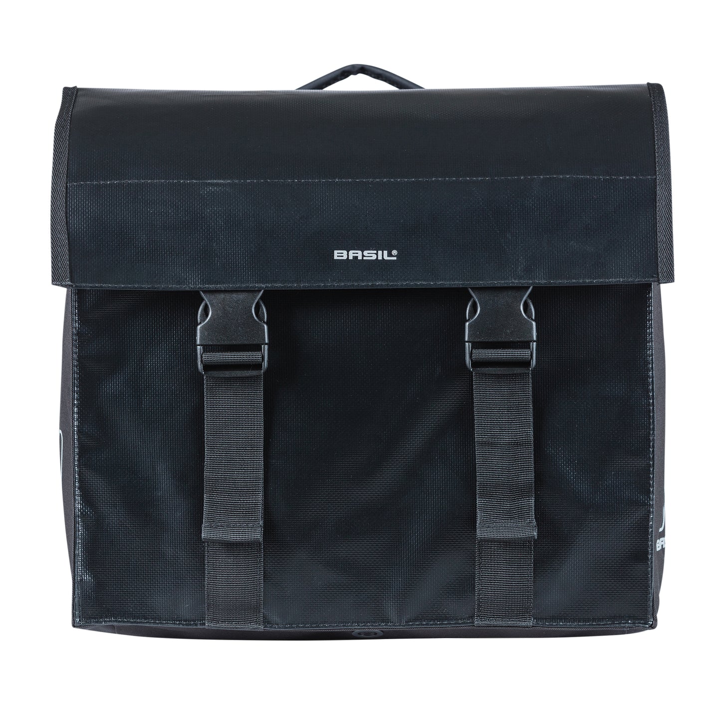 Basil Urban Load Double Waterproof Rear Bicycle Pannier Black 48-53L 8x38x30cm MIK System Compatible