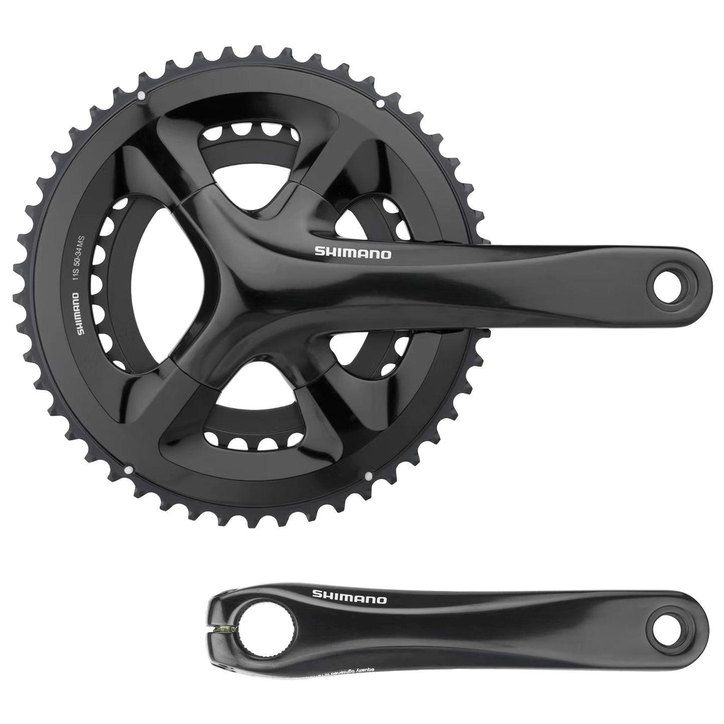 Pédalier route Shimano RS510 noir 165 50x34