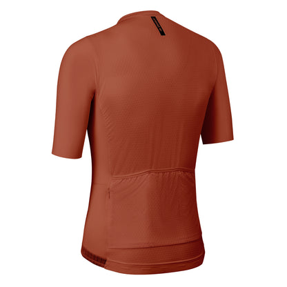 Gist Podium Men's Short Sleeve Cycling Jersey - Brick Red