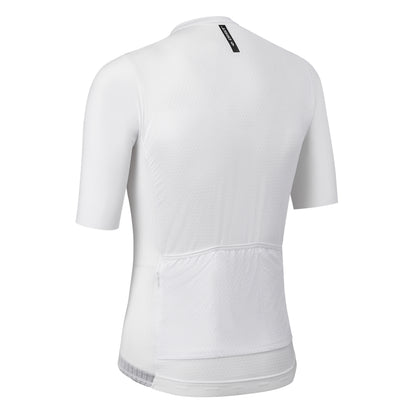 Maillot vélo homme Gist Podium MC blanc