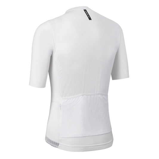 Maillot vélo homme Gist Podium MC blanc