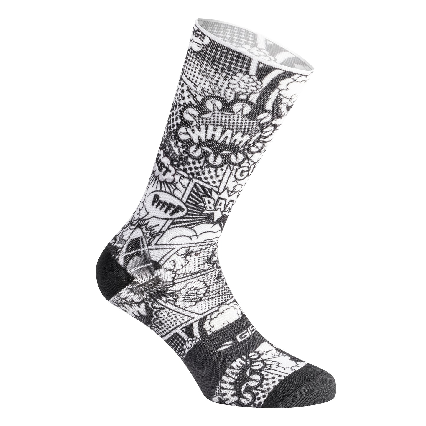 Chaussettes Socquettes Été Gist Trendy Comics Noir et Blanc Écologique Hauteur 20 cm