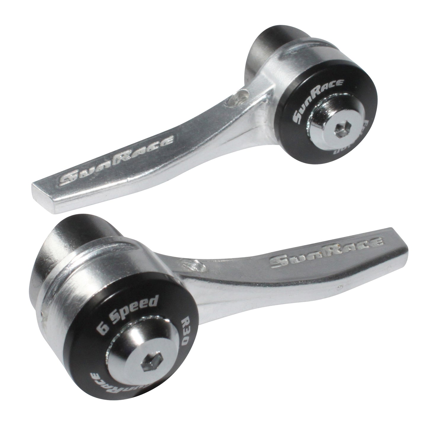 Manettes route Sunrace cadre plot brasé 3x6V