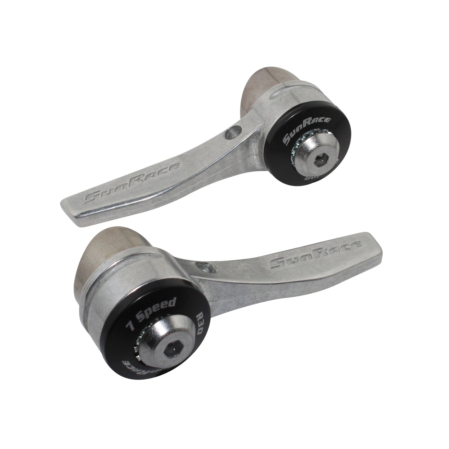 Manettes route Sunrace cadre plot brasé 3x7V