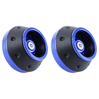 Écrou protection antichute moyeu PCP métal bleu