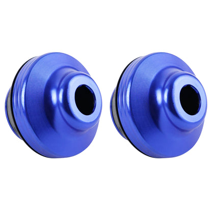Écrou protection antichute moyeu PCP métal bleu