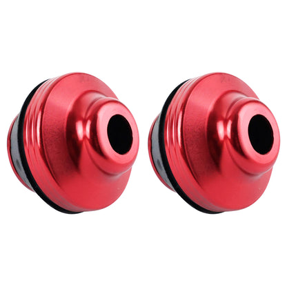 Écrou protection antichute moyeu PCP métal rouge