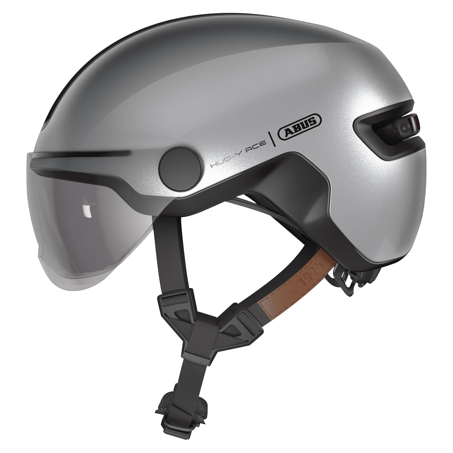 Casque vélo adulte Abus urbain hud-y ace gris