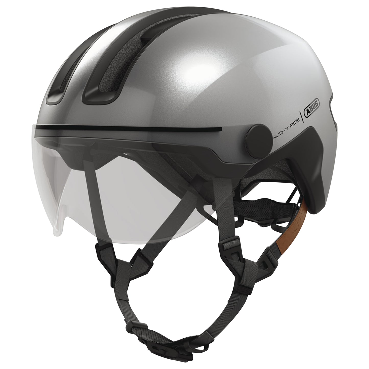 Casque vélo adulte Abus urbain hud-y ace gris