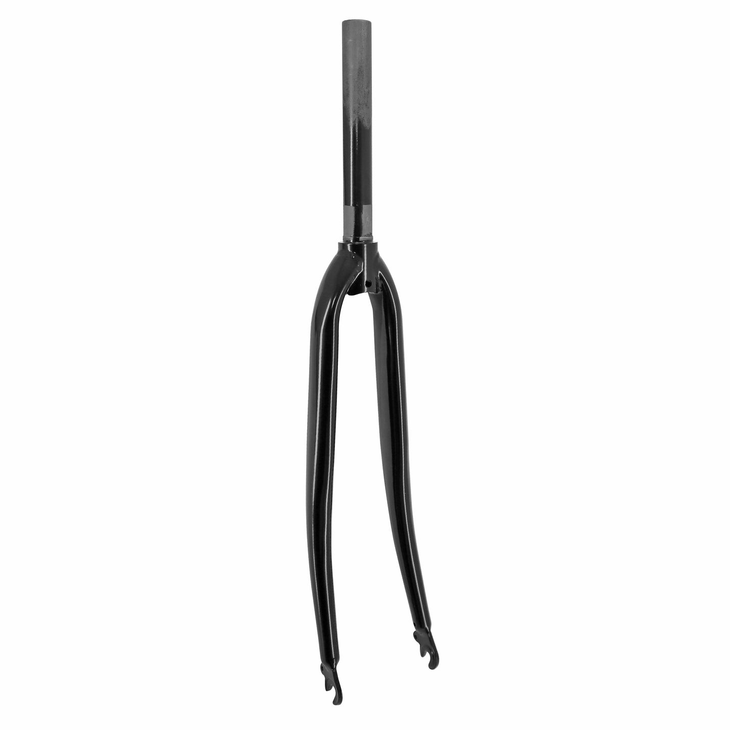 Fourche route 700c PCP acier noir pivot lisse 1"-22.2 intèrieur