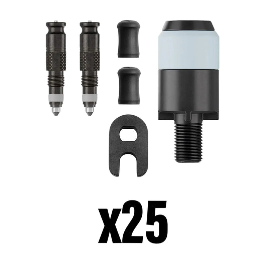 Presta Tubeless Valve to Schwalbe Clik Valve Adapter Kit