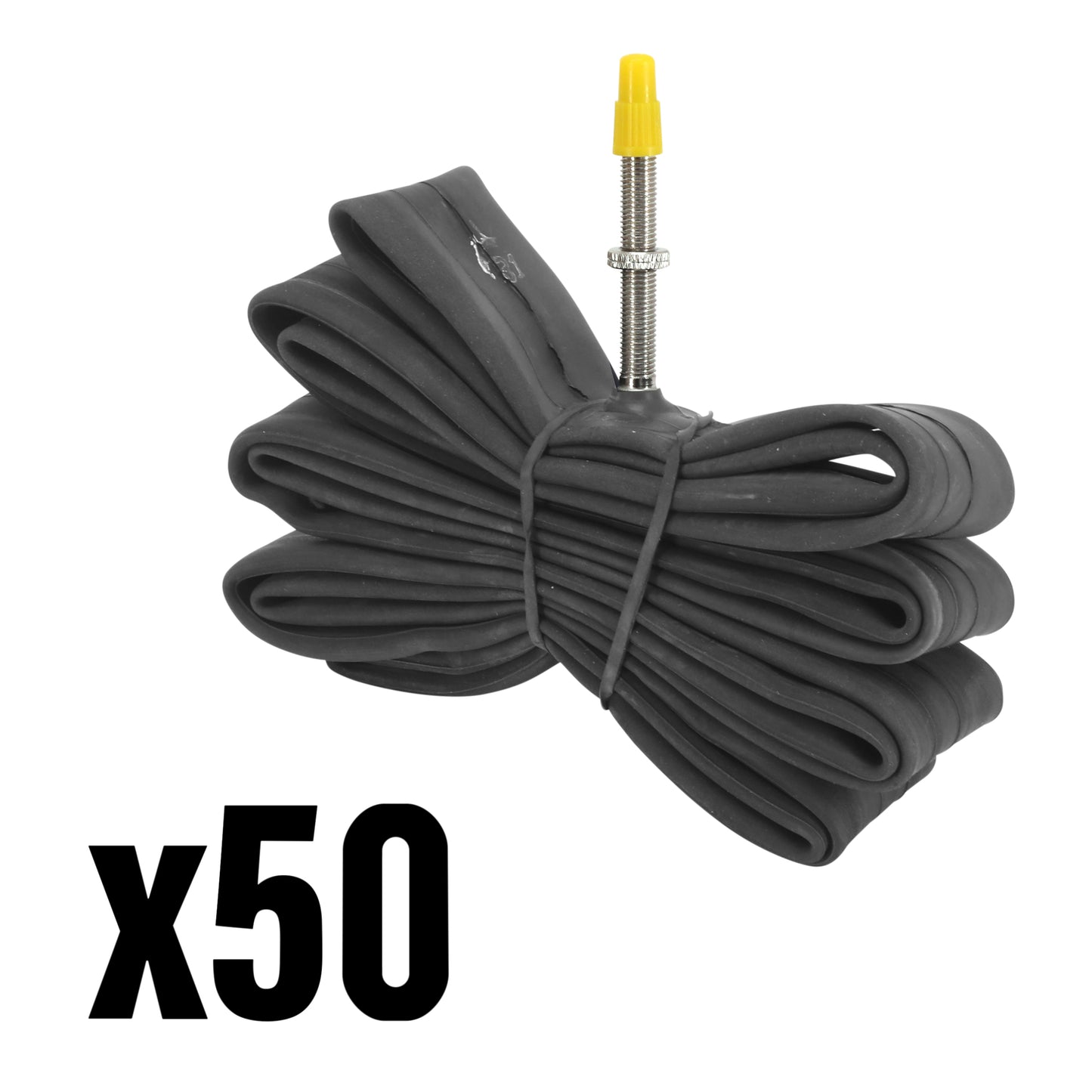 Chambre à air vélo 700 x 23-30 Pirelli sportube valve presta argent 48 mm (carton de 50pcs)