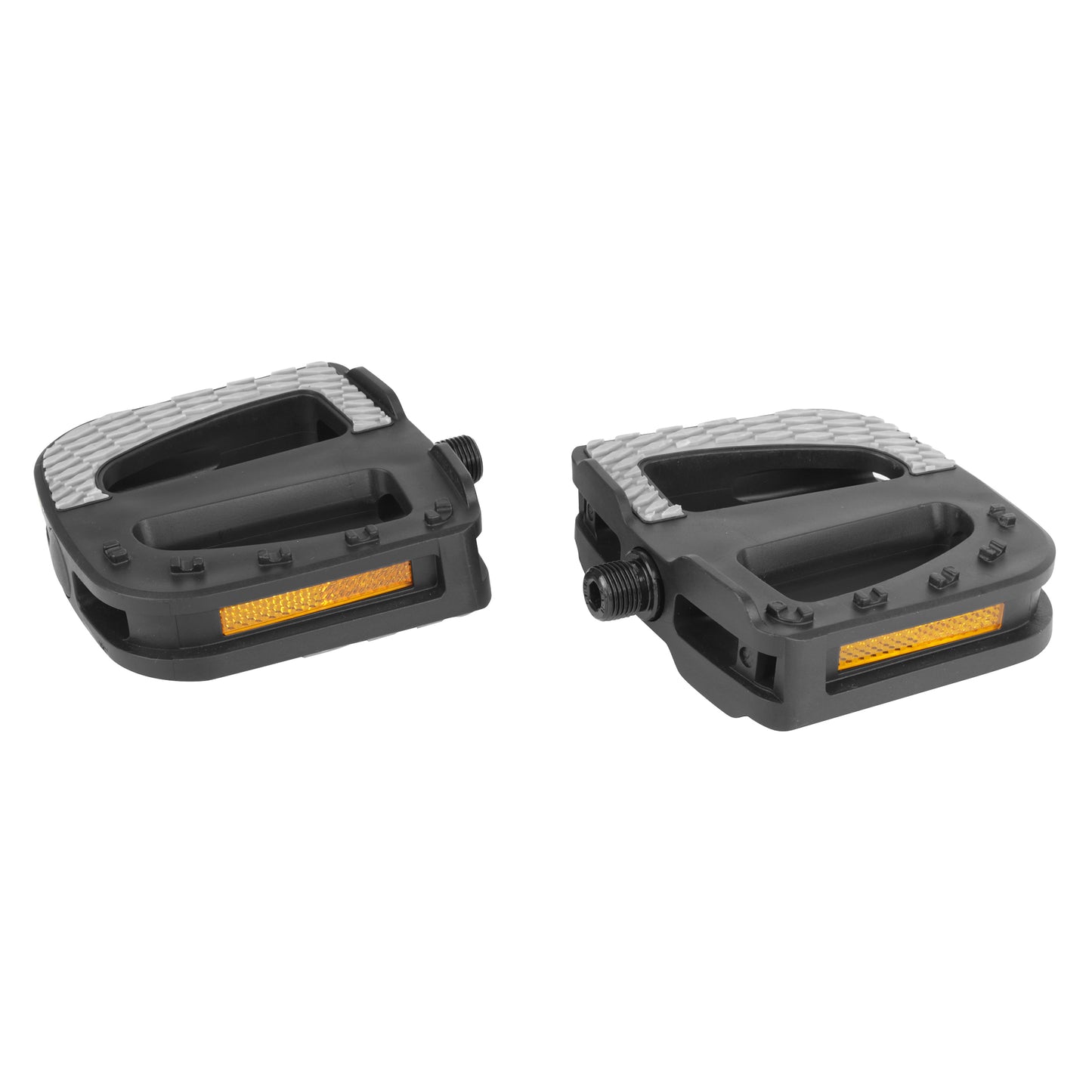 Newton cargo e-bike pedal resin black grey grip 9/16