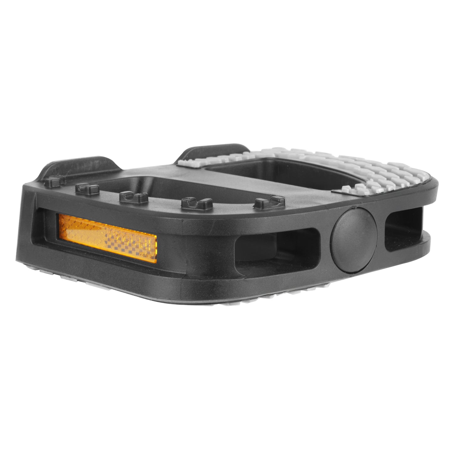 Newton cargo e-bike pedal resin black grey grip 9/16