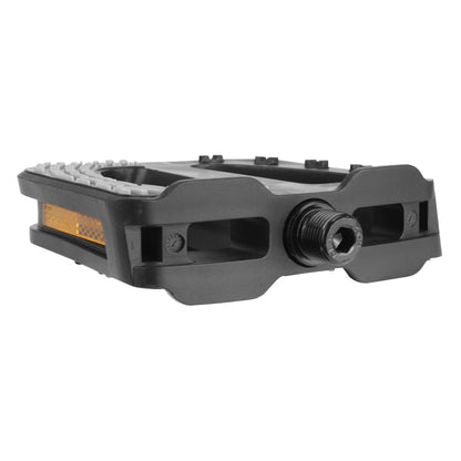 Newton cargo e-bike pedal resin black grey grip 9/16