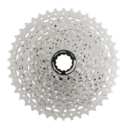 12sp Cassette. Sunrace CSRZ800 11-42 gravel for Shimano HG-L-HG-M metallic silver (11-13-15-17-19-21-24-28-32-36-42)