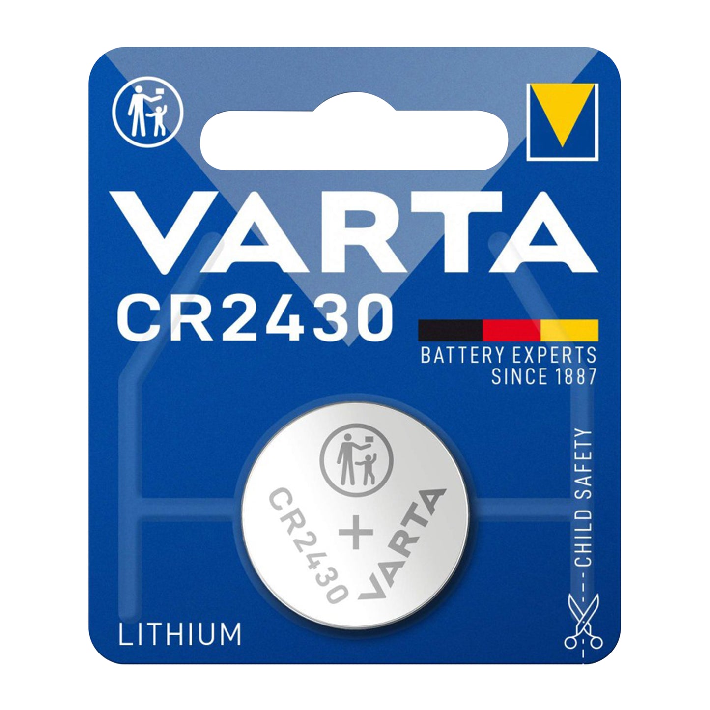 Pile bouton Varta CR2430 lithium 3V vendue à l’unité