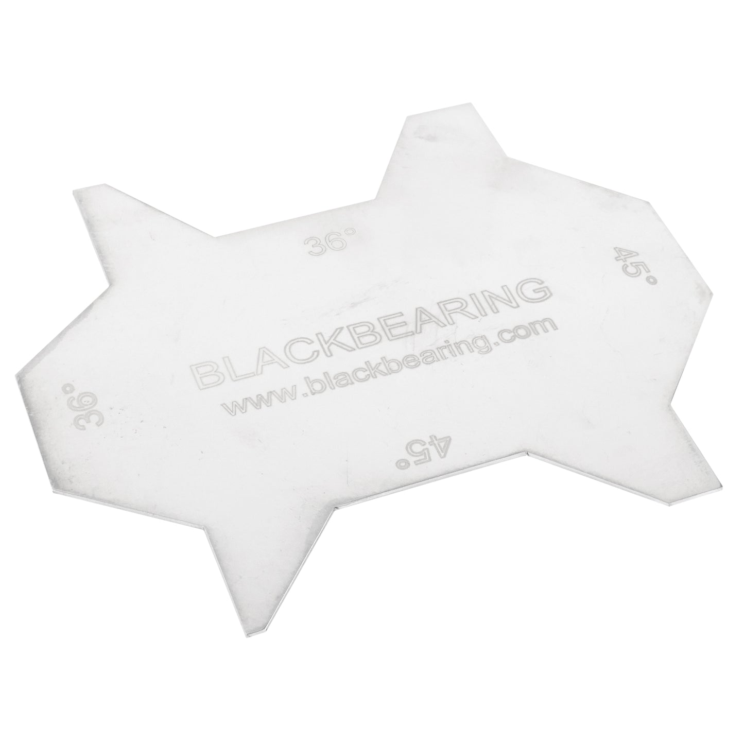 Blackbearing steering angle measurement tool