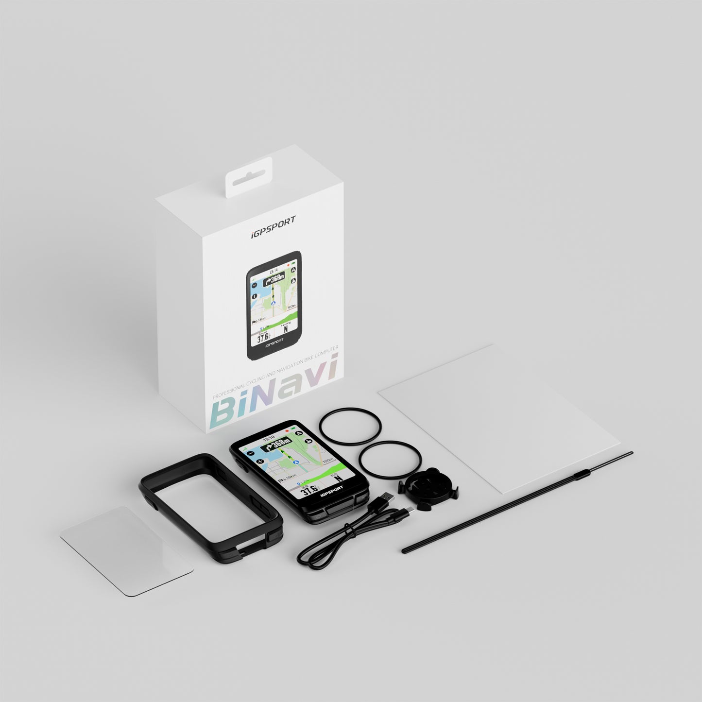 Gps - compteur Igpsport binavi full tactile transflectif - cartographie - ant+ - ble5 - autonomie 35h - multi fonctions compatible + strava et komoot