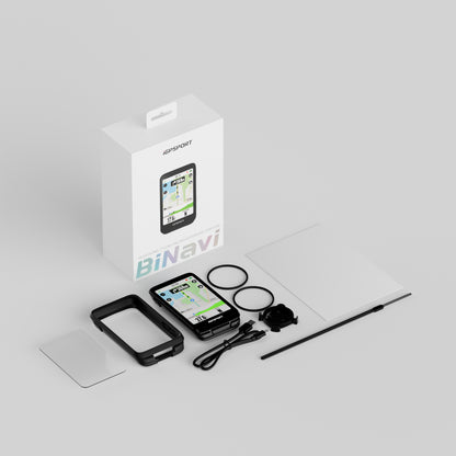 Gps - compteur Igpsport binavi full tactile transflectif - cartographie - ant+ - ble5 - autonomie 35h - multi fonctions compatible + strava et komoot