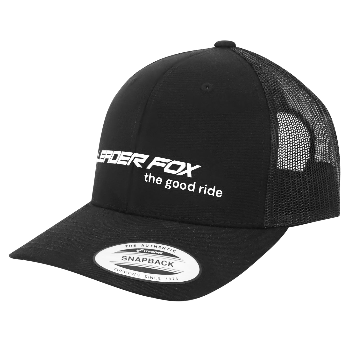 Casquette logo Leader fox the good ride filet latéral noir -acs-