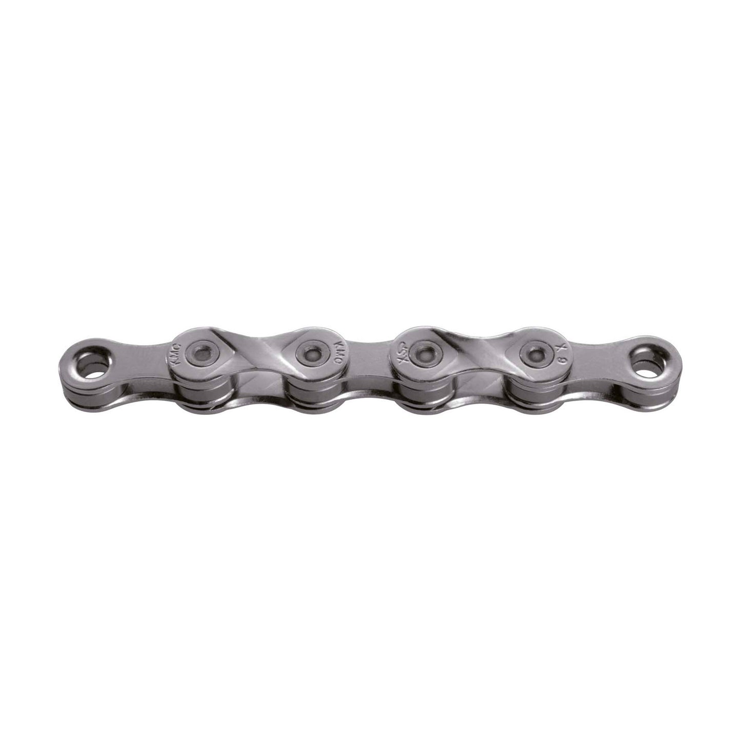 9-speed bicycle chain. Road-MTB KMC X9 gray 114 links compatible with Shimano and Sram