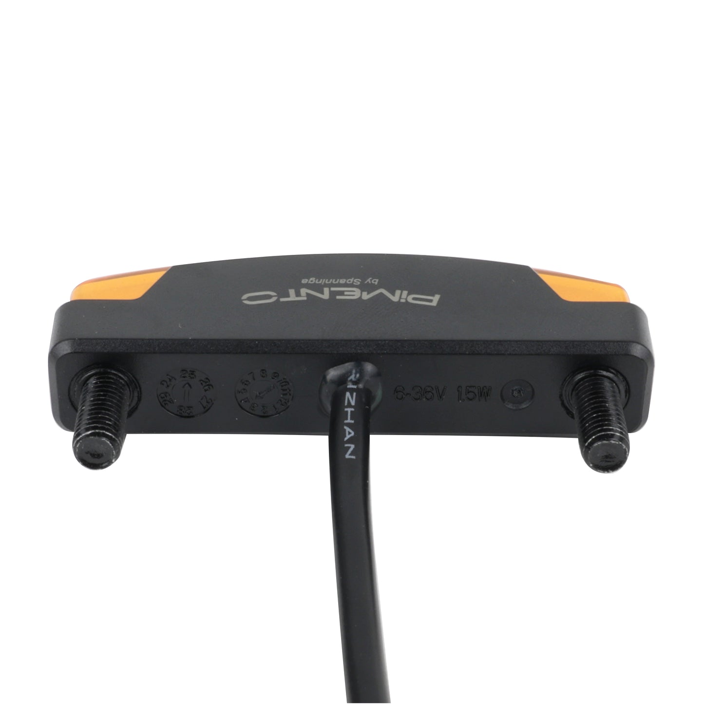 Eclairage-clignotant vélo arrière 6v sur porte-bagage Spanninga compatible vae