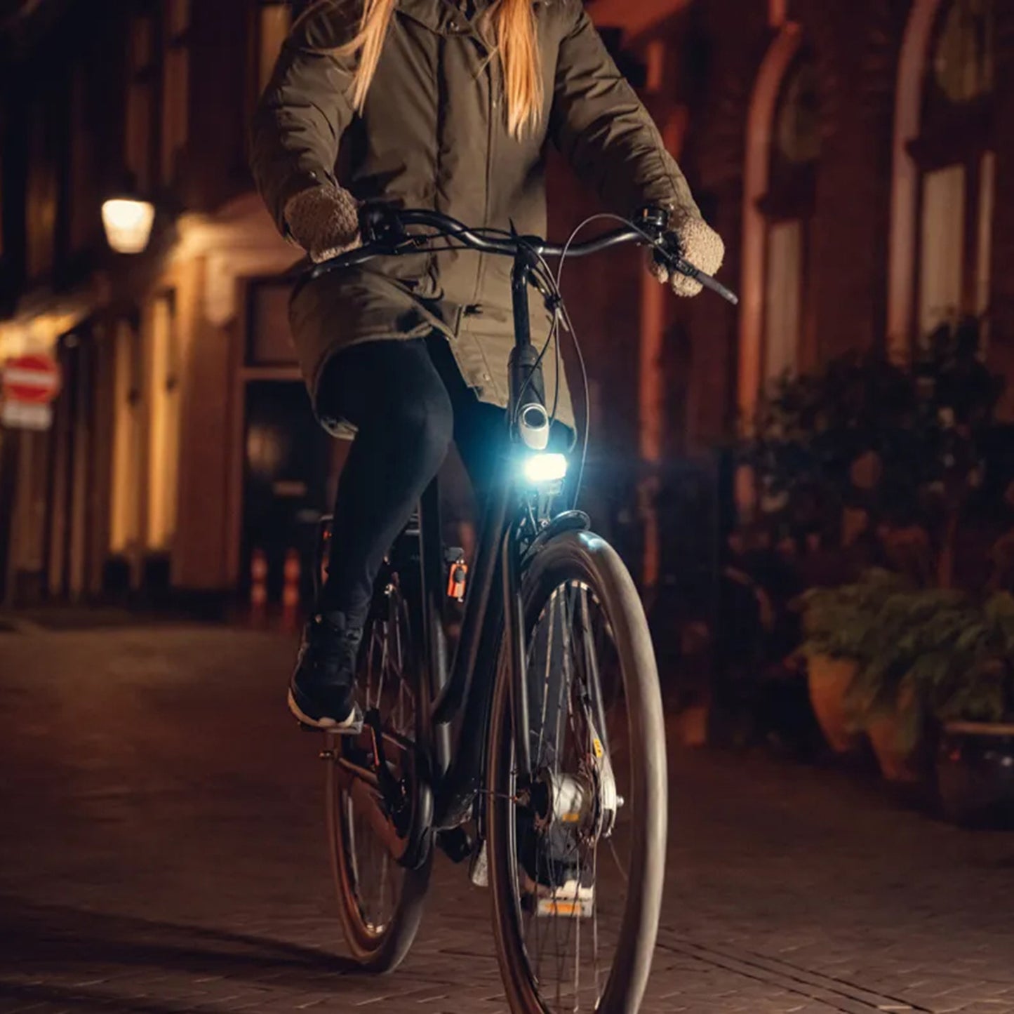 E-bike light - front e-bike light for AXA nxt 130 e-bike fork