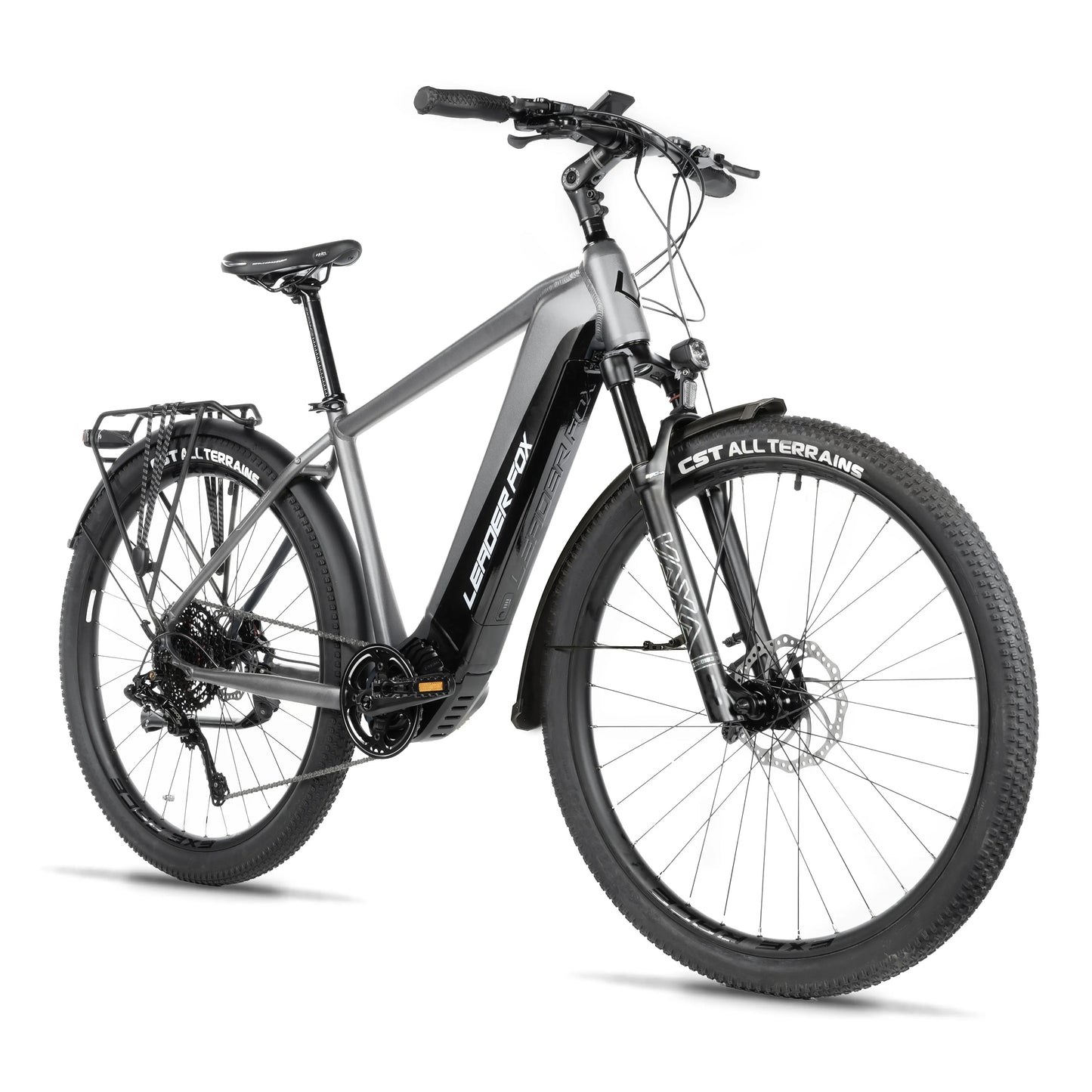Electric Hybrid Bike 28 Leader Fox Barnet H Grey Bafang M510 20Ah