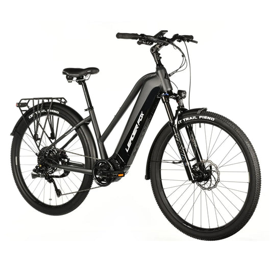 Vélo électrique VTC 28 Leader Fox Barnet F gris Bafang M510 20Ah