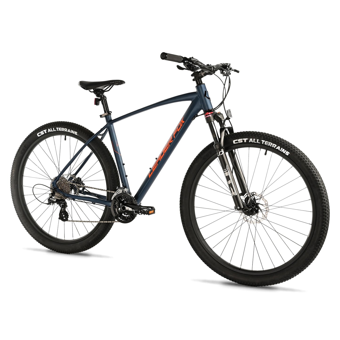 Vélo musculaire VTT 29 Leader Fox Evolution mixte bleu ardoise mat 8V