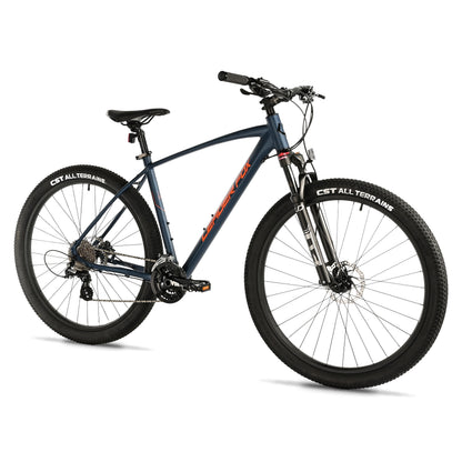 Vélo musculaire VTT 29 Leader Fox Evolution mixte bleu ardoise mat 8V