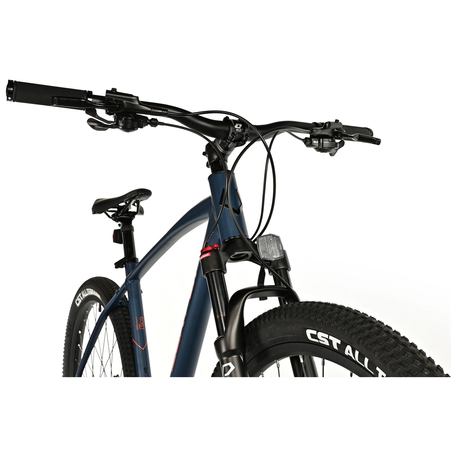 Vélo musculaire VTT 29 Leader Fox Evolution mixte bleu ardoise mat 8V